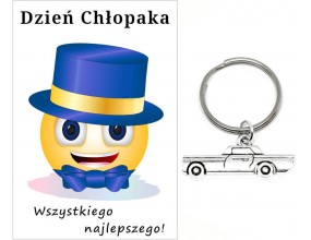 Brelok Breloczek Samochód Auto Prezent Dzień Chłopaka Uczeń