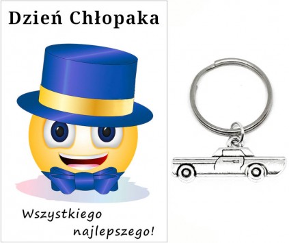 Brelok Breloczek Samochód Auto Prezent Dzień Chłopaka Uczeń