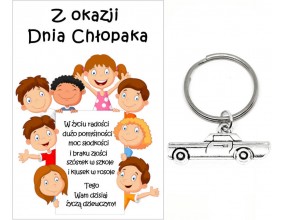 Brelok Breloczek Samochód Auto Prezent Dzień Chłopaka Klasa