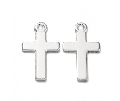 Zawieszka WISIOREK charms KRZYŻYK 24x13mm 4szt